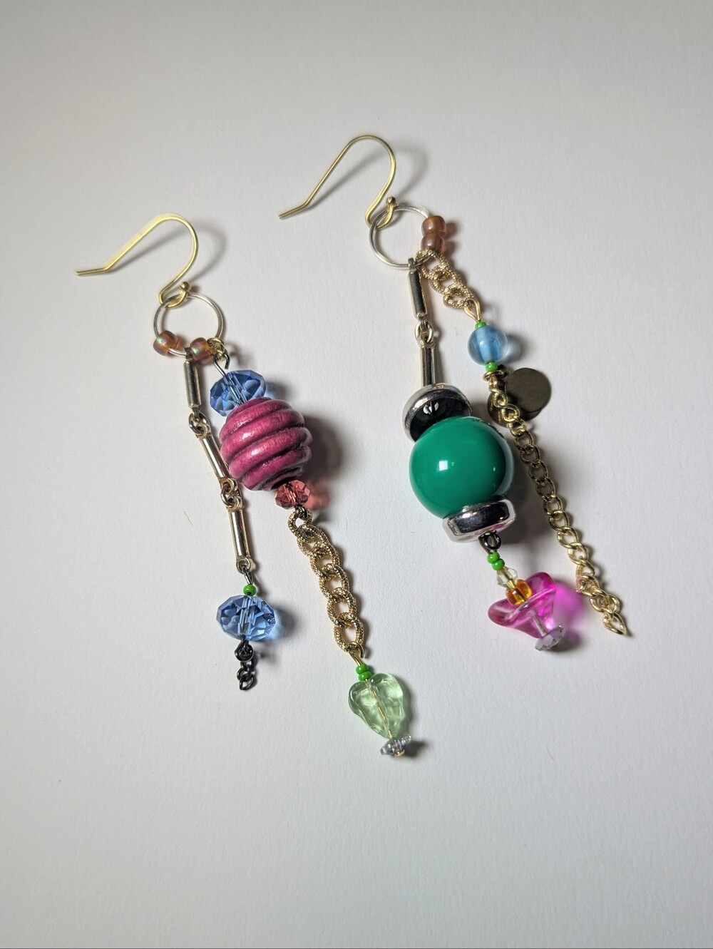 Boutique Drop Earrings With Gold Accents